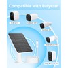 Solar Panel Charger Compatible with Eufycam 3/3C/2C/2C Pro/E40/E20/2/2 Pro/E/L20/L40/Solo/SoloCam Spotlight,