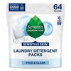 Seventh Generation Laundry Detergent Packs, Free & Clear, Made for