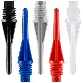 500 kurze Spitzen für elektronische Dartscheibe, schwarz/schwarz