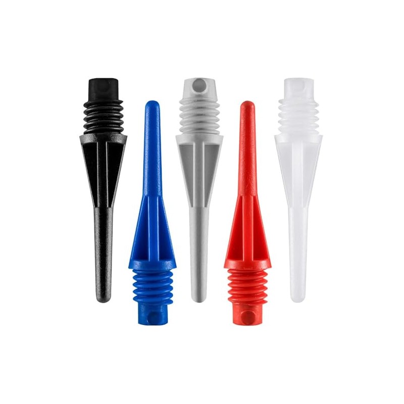 500 kurze Spitzen für elektronische Dartscheibe, schwarz/schwarz