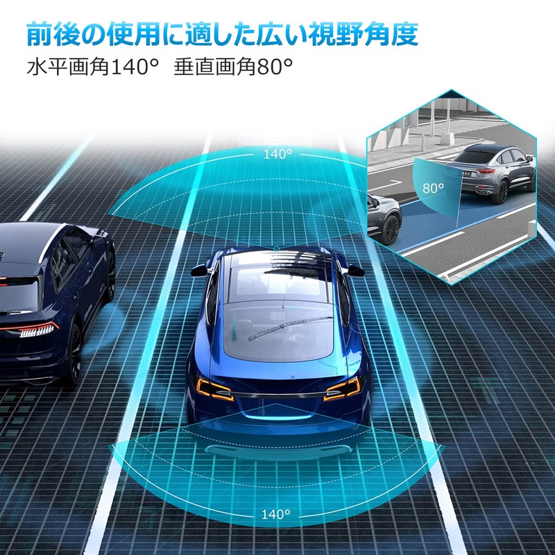 PARKVISION Car Small Back Up Camera, Front Camera, 1 Million