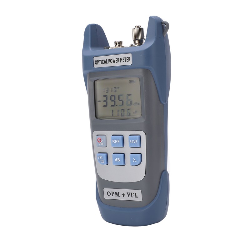 Fiber Optical Power Meter Efficient Accurate Wide Range 1MW 5KM