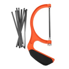 ORFOFE 1Set Hacksaw Tool Portable DIY Woodworking Bow Saw with Extra Blades Ergonomic Handle for Comfortable Cutting for Wood Processing and Craft Projects