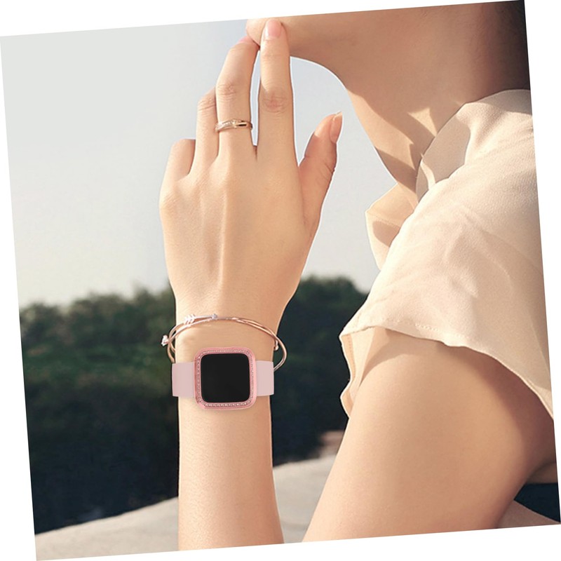 WOONEKY Diamond Protective Case Hollow Cover Pc Plastic Shell Scratch