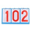 Scoreboard Flipper, Portable 3-Digit Flip Scoreboard Tabletop Score Keeper for