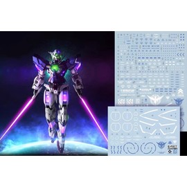 Fluorescent Waterslide Decals for PG 1/60 Gundam Exia Model, MS, Robot, Add Detail to HG, RG, MG, PG, RE, HiRM Models