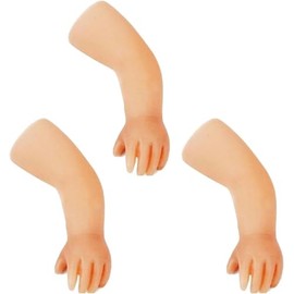 Jizlan 3 Pcs Little Hand Coin Disappeared Trick Tools Close-Up Magic Show Props Stylish and Popular Joke Magic Coins Disappear Gimmicks, Novelty Magic Kits