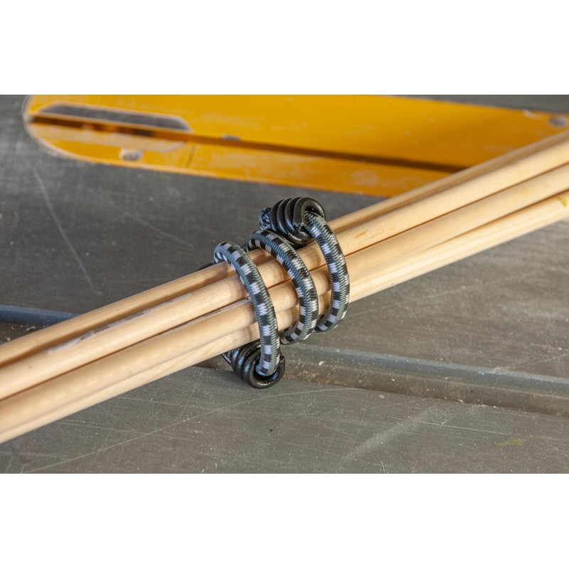 Keeper - 18” Vinyl Coated Bungee Cord, 10 Pack -