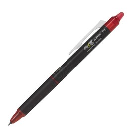PIlot Frixion Point Clicker Retractable Erasable Roller Ball Pen - 0.5mm Synergy Tip - Red Ink - Each