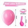 Bezente Pink Balloons Latex Party Balloons - 100 Pack 12