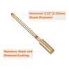 sourcing map 10pcs 200-230 Grits Diamond Grinding Bit 4.2mm Cylindrical