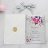 25Pcs Silver Glitter Wedding Invitations, Party Invitations Kits Envelopes RSVP