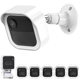 Camera Mount for Blink Outdoor 4 (4th Gen) & Blink Outdoor (3rd Gen), Weatherproof Protective Housing and 360° Adjustable Mount with Sync Module 2 Mount (White, 5 Pack)