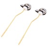 WANGCL 2 Pack Universal Side Mount Toilet Handle Tank Flush