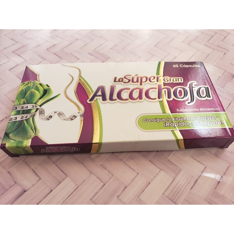 La Super Gran Alcachofa 60 Capsulas 100% Natural Rapido y