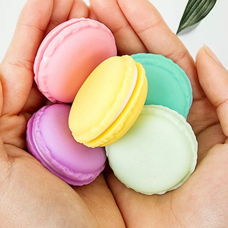 HappyHome Portable Mini Macaron Jewelry Case, Earrings, Ring, Accessory Case,