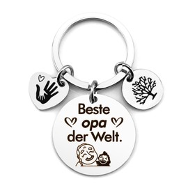 RGHSZ Grandpa Key Ring, Gifts for Grandpa, Best Grandpa Gifts, Gifts for Grandpa, Mother's Day, Grandpa Gifts, Keyopa1