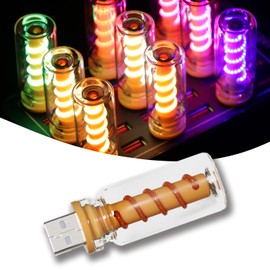 Dozyix Colorful Fun USB Night Lamps Mood Lamps for Car, Camping, Party, Holiday Decoration, Bedroom, Desktop, Corridor Mini Decorative Lamps, Adjustable Brightness, Touch USB Lamps (903_Pink)