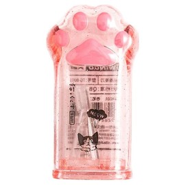Pink Cute Cat Paw Pencil Sharpener Kawaii School Supplies Student Prize Kids Gift Kawaii Pencil Sharpener Cat Schools Supplies for Girls Cat Lovers Office School Home Writing and Correction Supplies