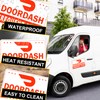 Doordash Magnetic Sign for Car, Food Delivery Car Magnets, Reflective