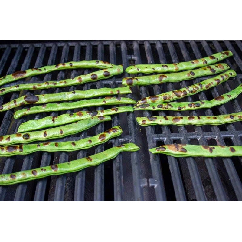TomorrowSeeds Lu Qing Romano Bean Seeds | Pole Beans Light