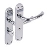 HANDLEZONE® 1 Pair of Avis Polished Chrome Bathroom WC Toilet