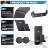 BOOSTEADY 6 Pcs Hockey Stick Wall Mount Set,Hockey Stick and