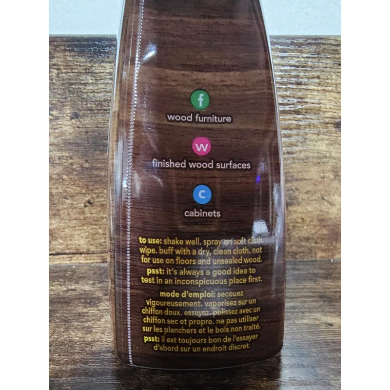 Method Wood Polish Spray Cleaner Almond Streak Free Shine 14