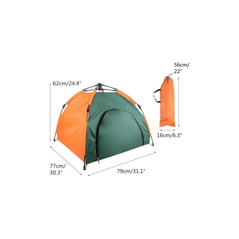 Waterproof Pop-Up Pet Tent for Dogs and Cats – Lightweight