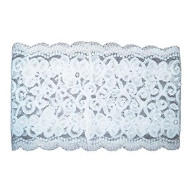 Zaffron Women's Lace Under Hijab Headband White