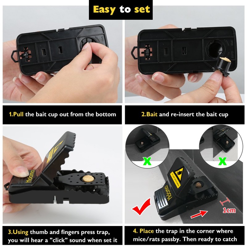 Hdama Mouse Trap, Mouse Traps That Work Small Mice Trap