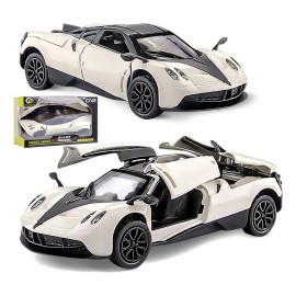 Carros Juguetes Automoviles Coleccion Escala 1:43 Coche Deportivo Pagani Blanco