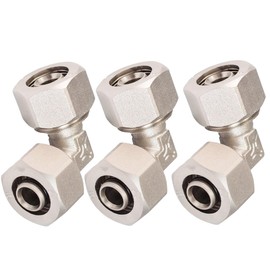 Compressed Air Piping Replacement Part M8080 Maxline Elbow Fitting for 1/2-Inch Tubing Compressed Air Piping,3 Pack