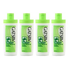 Gatsby Shaving Pre-Shave Gel, 4, 140ml / 갸스비 쉐이빙 프리쉐이브 젤, 4개, 140ml