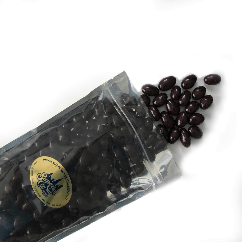 Dark Chocolate Covered Almonds - Crunchy Almonds Drenched in Rich