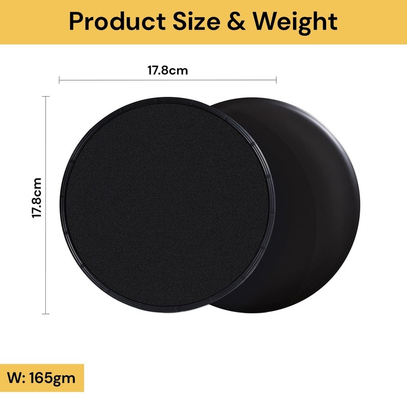 EZONEDEAL 2Pcs Dual Sided Gliding Discs Core Sliders Ultimate Core