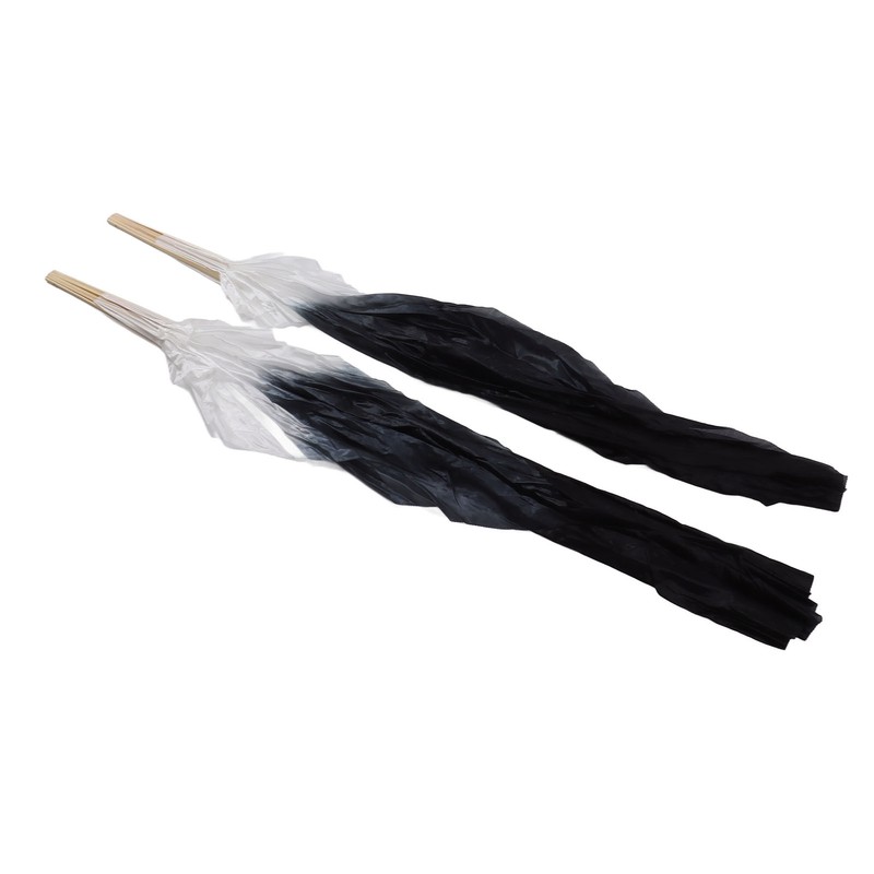 1 Pair Long Dance Fan Soft Beautiful Classical Dancing Fan