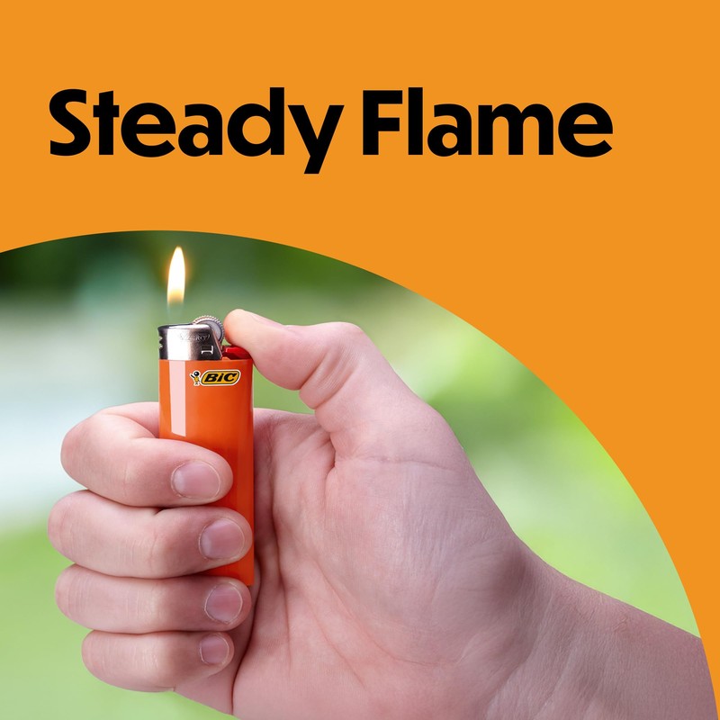 BIC Maxi Pocket Lighters, Reliable Candle Lighters for Holiday Festivities,
