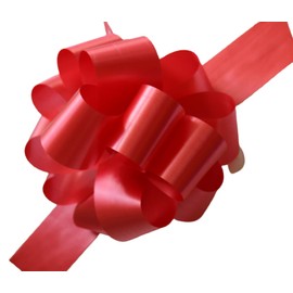 creative balloons Pull Bows Large Gift Wrap Bow Florist Red Pull Bows for Gift Wrapping Wedding Cars Baskets Flower Venue Decorations Pack Of 2