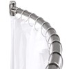 Adjustable Curved Shower Rod, 42-72 inches Extra Wide Shower Curtain