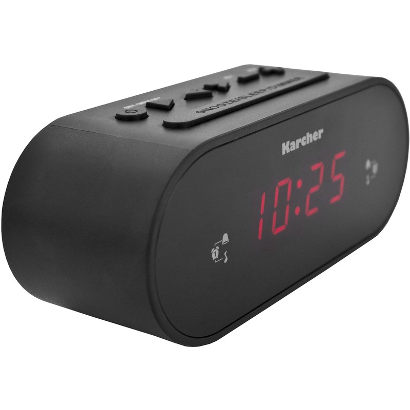 Karcher UR 1030 Clock Radio (PLL Radio, Dimmable Display, Dual