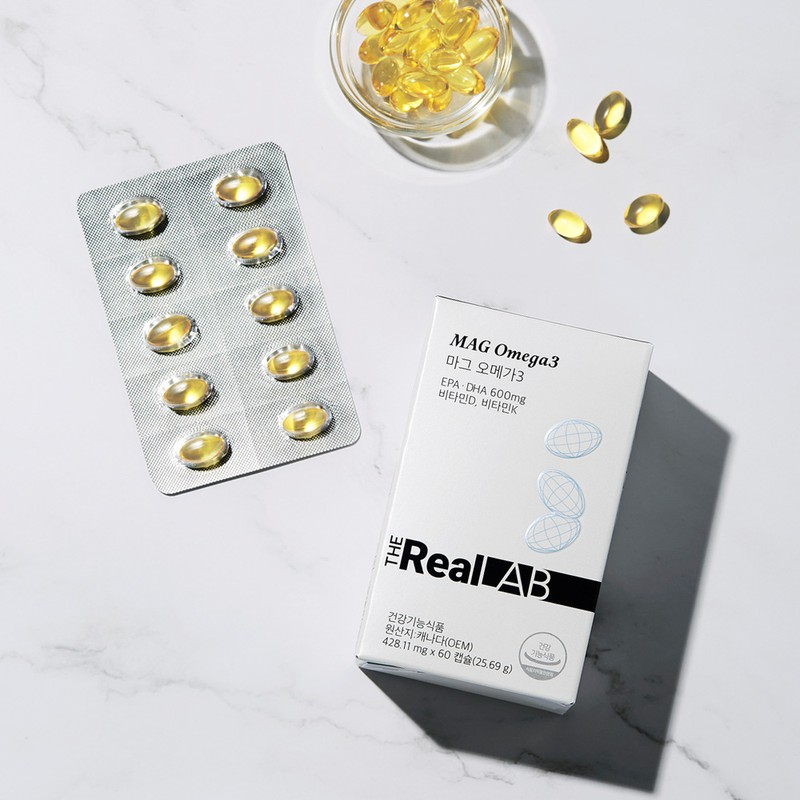 The Real Lab MAG Omega 3 60 capsules, 3 units