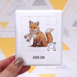 Azeeda 'Schal Fuchs' Schiebepuzzle (PZ00033427)