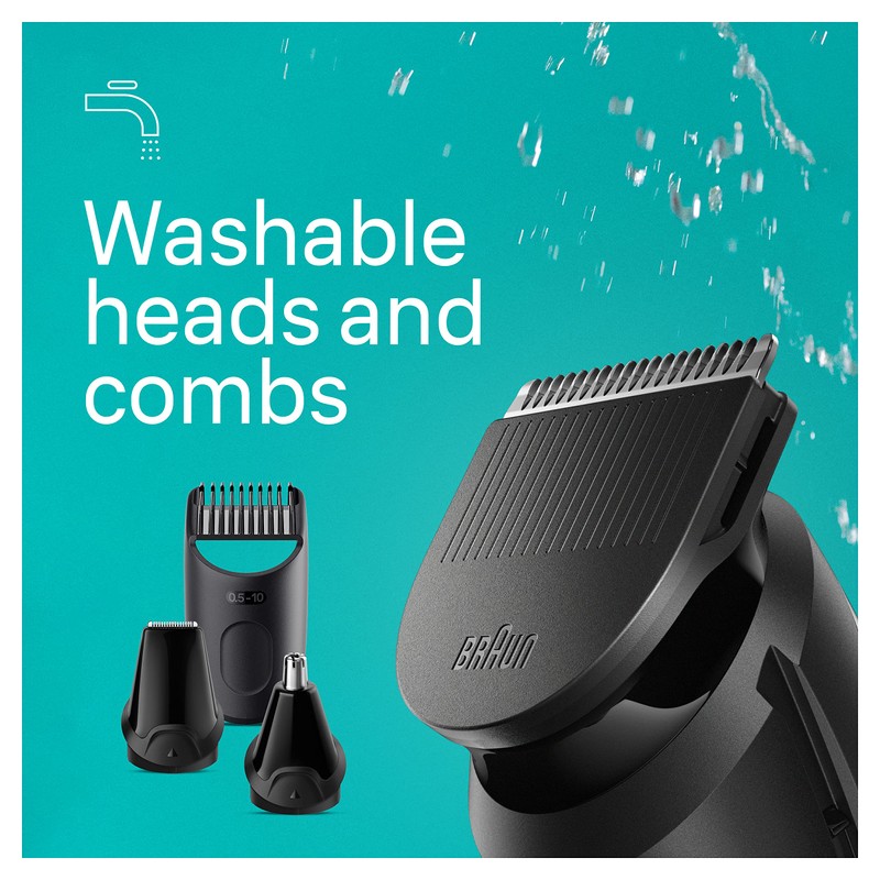 Braun All-in-One Style Kit Series 3 3470, 8-in-1 Trimmer for