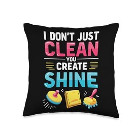 Auto Detailer Vehicle Car Detailer Auto Detailing Throw Pillow