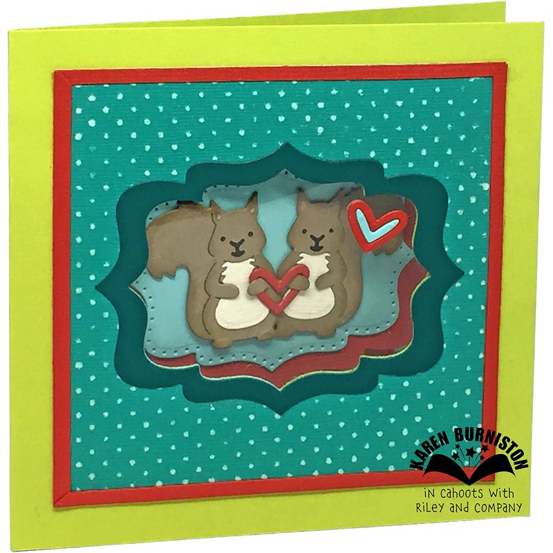 KB Riley Karen Burniston Katherine Label Pop-Up Die Set
