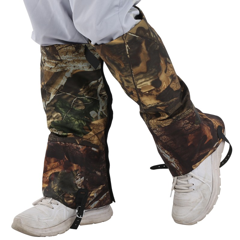 2Pcs/Set Outdoor Waterproof Snow Gaiters Camouflage High Legging Cover Boot
