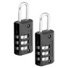 Master Lock Black Set Your Own Combination Luggage Lock, Custom