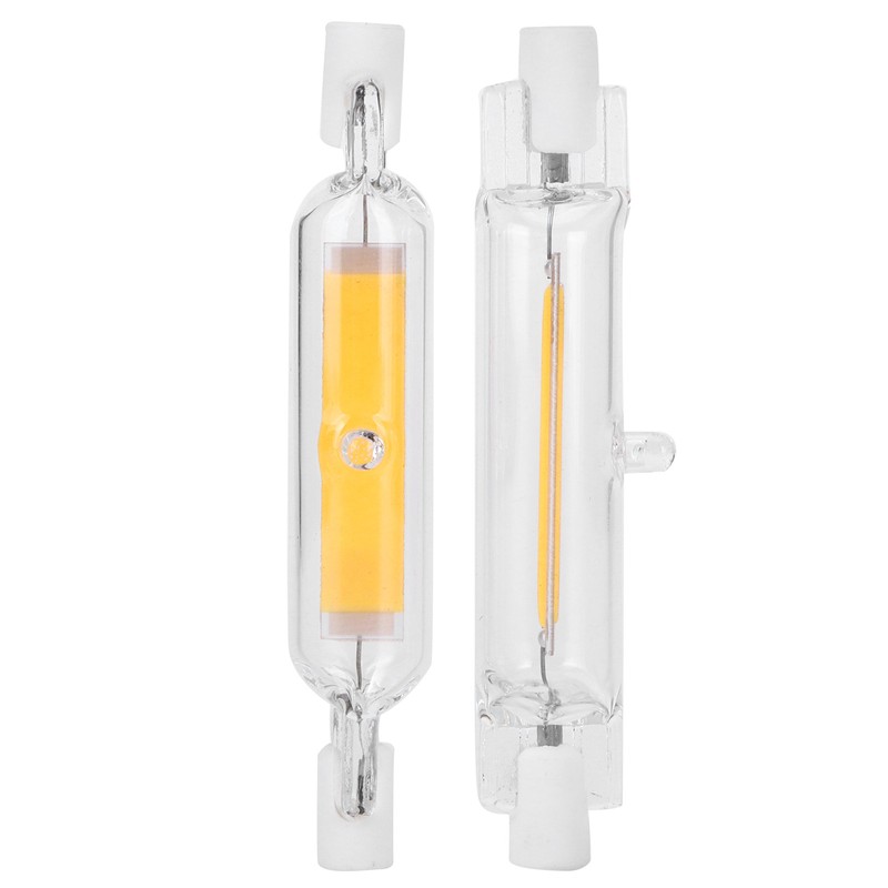 2Pcs R7S COB Bulb 5W 78mm Highlight Double Ended Flood