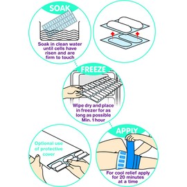 Medichill Ice Cold Bandages, 46 x 22 cm, Pack 10